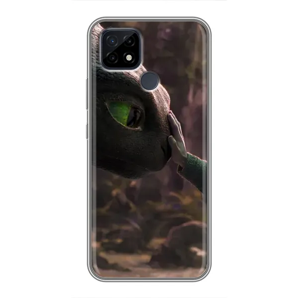 Чехол с принтом «Сцена с драконом» для Realme C21