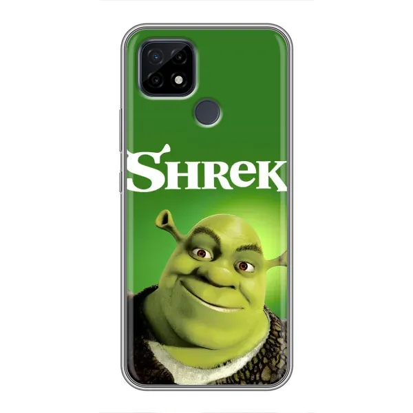 Чехол с принтом «Улыбающийся Шрек» для Realme C21