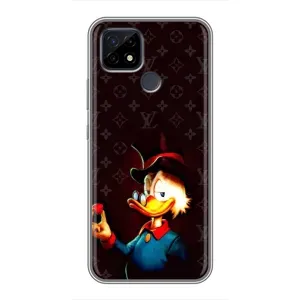 Чехли для Realme C21 - Скрудж МакДак Louis Vuitton (PREMIUMPrint) (Скрудж з ботліантом)