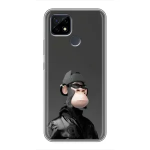 Чехлы с Обезьянами NFT для Realme C21 (AlphaPrint) (стильная обезьяна NFT)