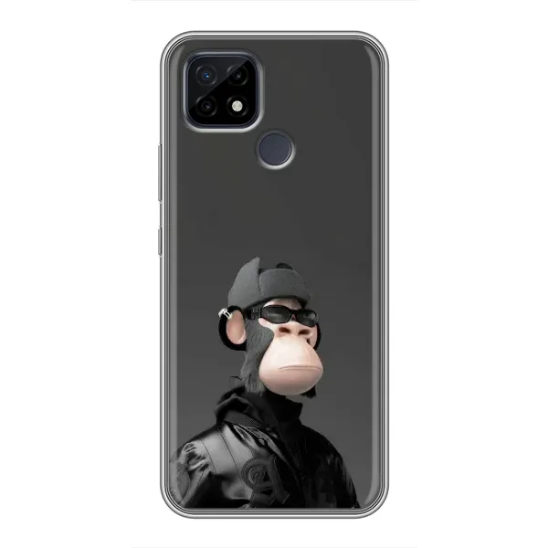 Чехол с принтом «стильная обезьяна NFT» для Realme C21