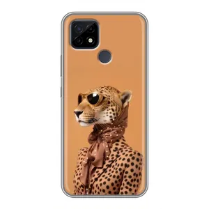 Чохол з принтом стильні тварини для RealMe Ц21 (Стильний леопард)