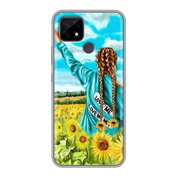 Чохол з принтом «Україночка» для Realme C21