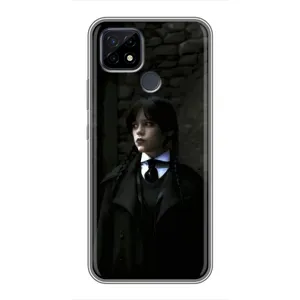 Чехол с дизайном Венздей 2 на Realme C21 (Темный стиль Уэнздей)