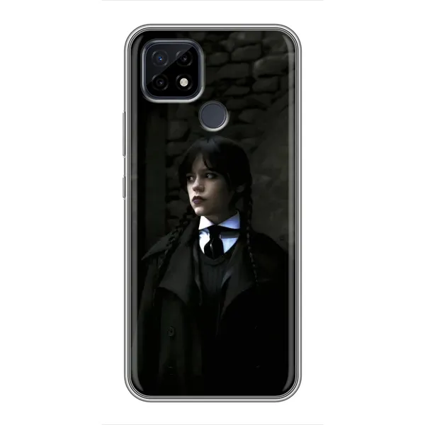Чехол с принтом «Темный стиль Уэнздей» для Realme C21 Чехол с принтом «Темный стиль Уэнздей» для Realme C21