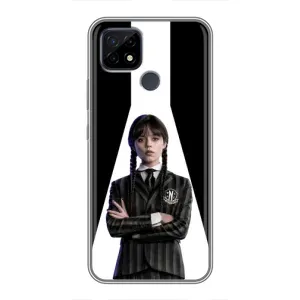 Чехлы Венсдей на Realme C21 Уэнсдей (AlphaPrint) (W-Wednesday)