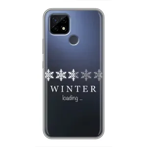 Зимні Чохли для RealMe Ц21 - прозорий фон (Winter loading)