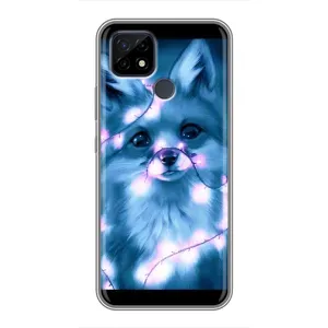 Чехлы с картинкой Лисички для Realme C21 (VPrint) (Яркая лисичка)