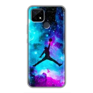 Чехлы для Realme C21 - с картинкой JORDAN (AlphaPrint) (Яркий Джордан)