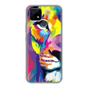 Чехол со Львом для Realme C21 (VPrint) (Яркий Лев)