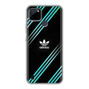 Чохли Адидас для Realme C21Y (AlphaPrint) (Адідас з полосами)