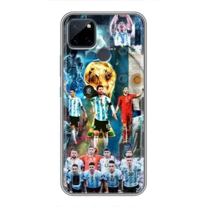 Чохли Мессі для Realme C21Y (AlphaPrint) (Аргентина Мессі)