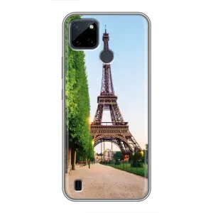 Чохол Ейфелева Вежа Realme C21Y - (AlphaPrint) (Дорога до Парижу)