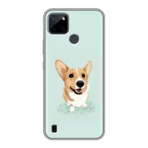Чехлы с собаками для Realme C21Y (VPrint) (Корги)
