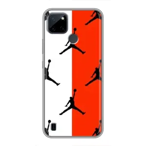 Чохли для Realme C21Y - з картинкою JORDAN (AlphaPrint) (Лого Джордан)