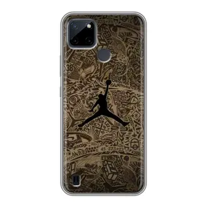 Чохли для Realme C21Y - з картинкою JORDAN (AlphaPrint) (Logo Jordan)