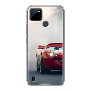 Силиконовый чехол Маквин для Realme C21Y (Скоростной Маквин)