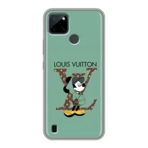 Чохли Луі Вітон для Realme C21Y (AlphaPrint - LOUIS VUITTON) (Міккі Маус LV)