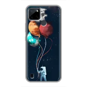 Космічні Чохли для РеалМі С21У (VPrint) (Планети кульки)