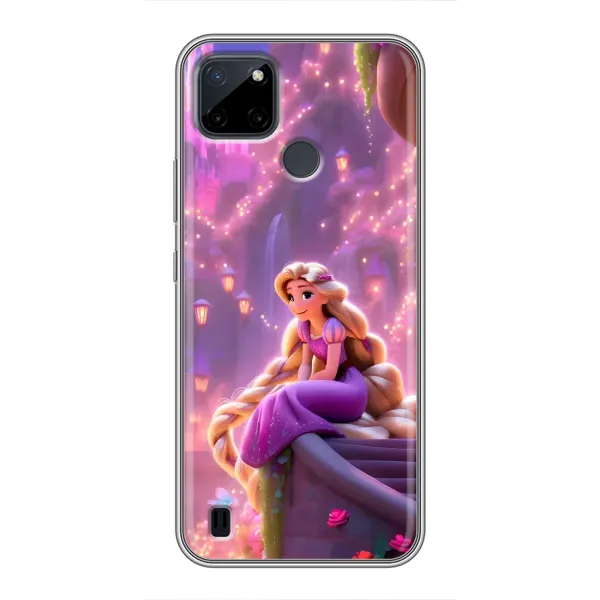 Чохол з принтом «Рапунцель у замку» для Realme C21Y Чохол з принтом «Рапунцель у замку» для Realme C21Y