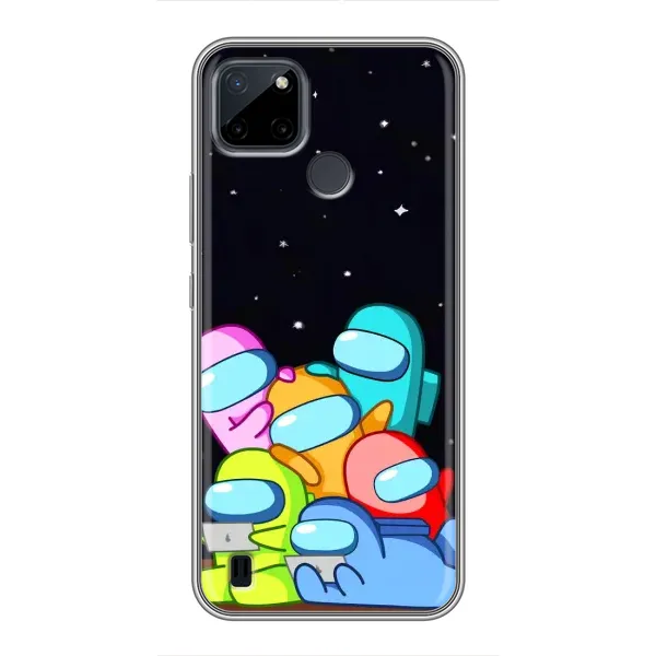 Чехол с принтом «Скины в космосе» для Realme C21Y