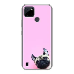 Чехлы с собаками для Realme C21Y (VPrint) (Смешная собака)