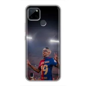 Чохол з футболістом Ламін Ямаль Realme C21Y (Ямаль на стадіоні)