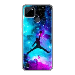 Чохли для Realme C21Y - з картинкою JORDAN (AlphaPrint) (Яскравий Джордан)