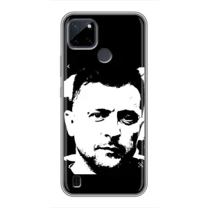 Чехол для Realme C21Y (AlphaPrint - с принтом Зеленского)