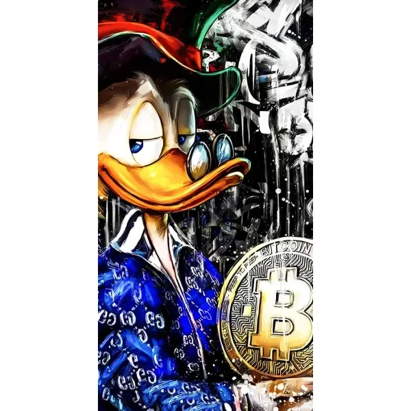 Чохол з принтом «Біткойн Скрудж» для Realme C21Y