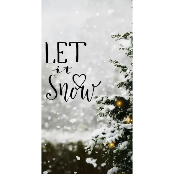 Чохол з принтом «Let it snow» для Realme C21Y Чохол з принтом «Let it snow» для Realme C21Y