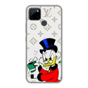 Чехли для Realme C25Y - Скрудж МакДак Louis Vuitton (PREMIUMPrint) (Бакси Скрудж)