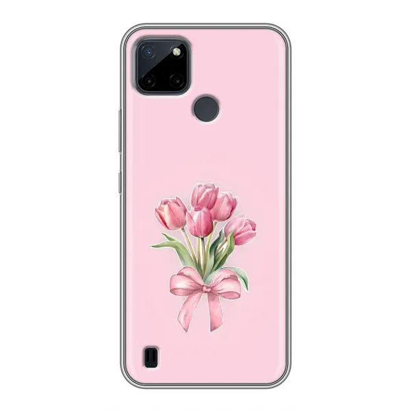 Чехол с принтом «Букет цветов» для Realme C25Y