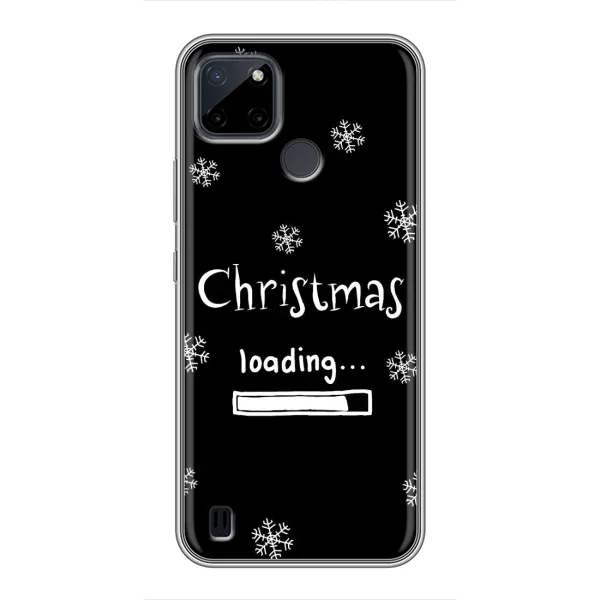 Чехол с принтом «Christmas loading» для Realme C25Y Чехол с принтом «Christmas loading» для Realme C25Y