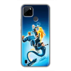 Чохол з принтом Фантастична четвірка для Realme C25Y (Герої Фантастична Четвірка)