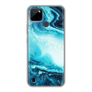 Мраморный чехол на Realme C25Y (VPrint)