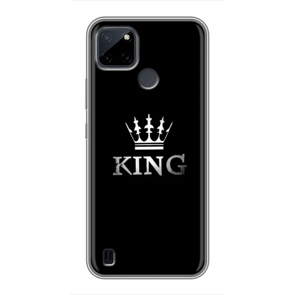 Чехол с принтом «KING» для Realme C25Y