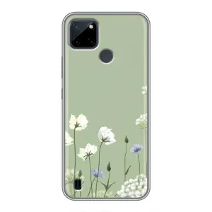 Чохол з принтом «Квіти на зеленому» для Realme C25Y