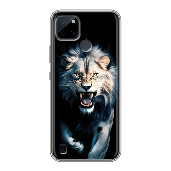 Чохол з принтом «Лев у темряві» для Realme C25Y