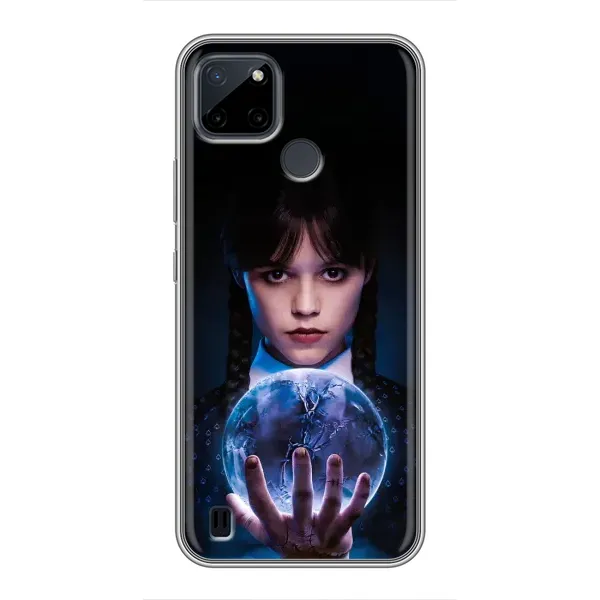 Чохол з принтом «Магічна сфера Венздей» для Realme C25Y