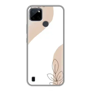 Чехол с принтом «Нюдовая веточка абстракция» для Realme C25Y
