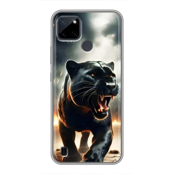 Чохол з принтом «Чорна пантера» для Realme C25Y