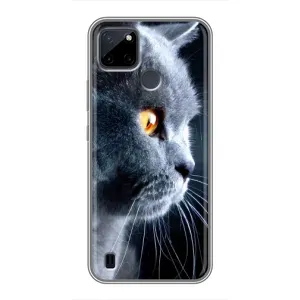 Чохол з принтом «Сірий Кіт» для Realme C25Y