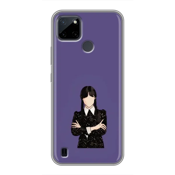 Чехол с принтом «Уэнздей в черном» для Realme C25Y