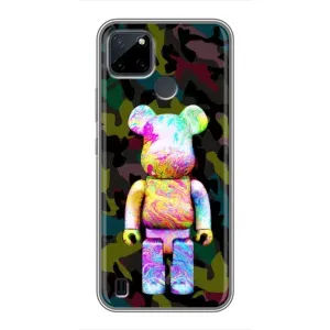 Чохли для Realme C25Y - Bearbrick Louis Vuitton (PREMIUMPrint) (Яскравий Bearbrick)