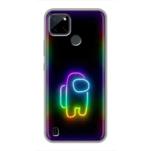 Чохли Амонг Ас для Realme C25Y (AlphaPrint) (Яскравий скін)