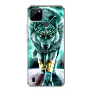 Защитные чехлы для Реалми С25У (AlphaPrint) (ХИТ продаж) ВОЛК