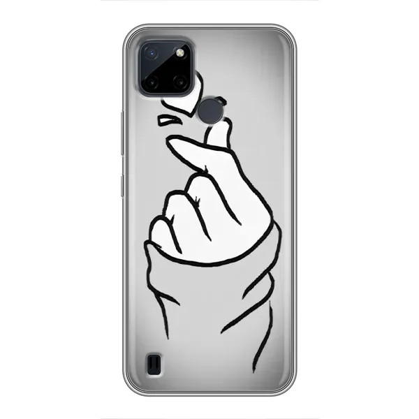 Чохол з принтом «Значок Love» для Realme C25Y