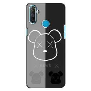 Чехлы для Realme C3 - Bearbrick Louis Vuitton (PREMIUMPrint) (БеарБрик глаза)