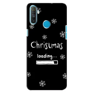 Рождественские, Праздничные Чехлы для Реалми С3 (Christmas loading)